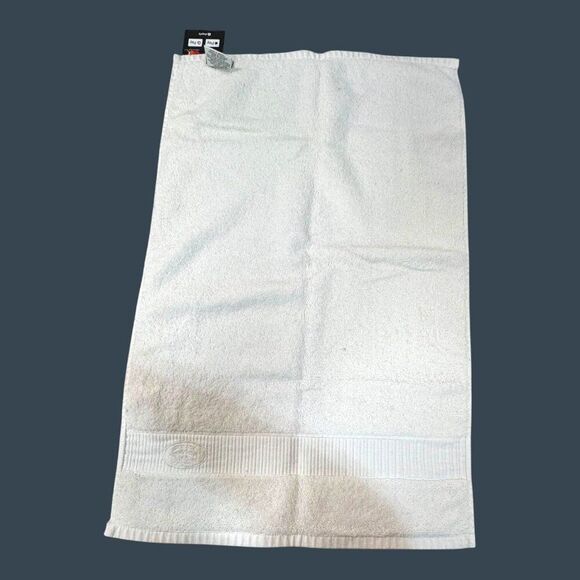 Vintage Laura Ashley White 100% Cotton Hand Towel Bath Luxury Kitchen 18” X 28” - Picture 3 of 6